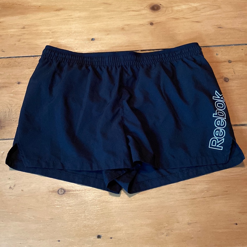 Reebok workout shorts, size L, black